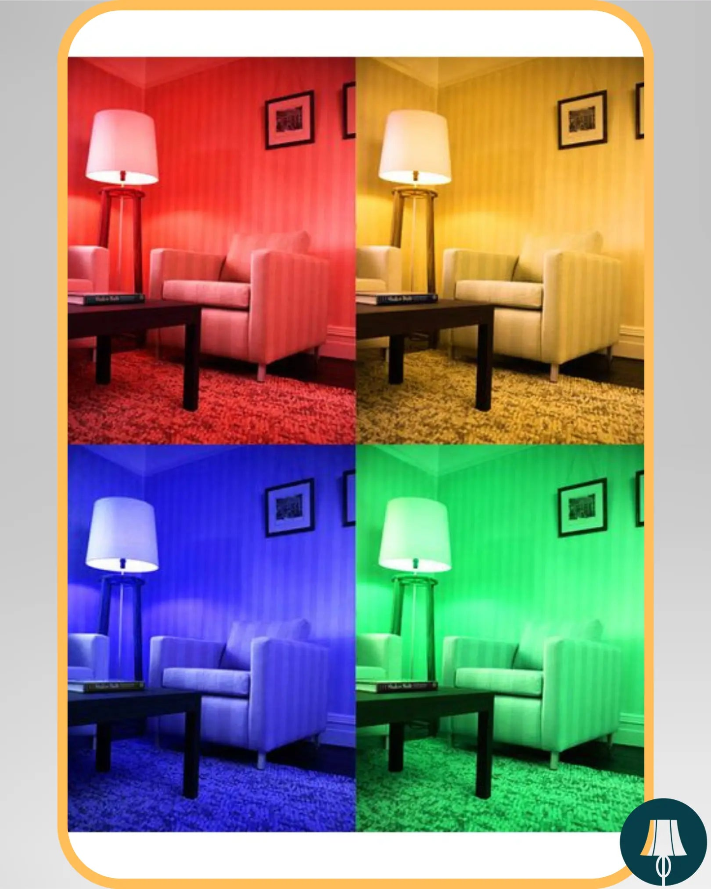 OptiGlow™ RGB+W Smart-Sync Bulb - "LIGHT HUB"