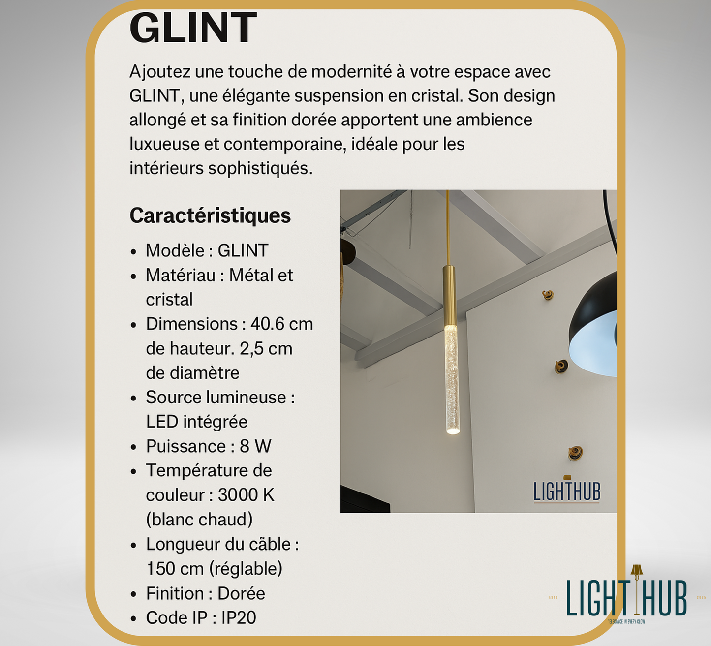 Suspension GLINT