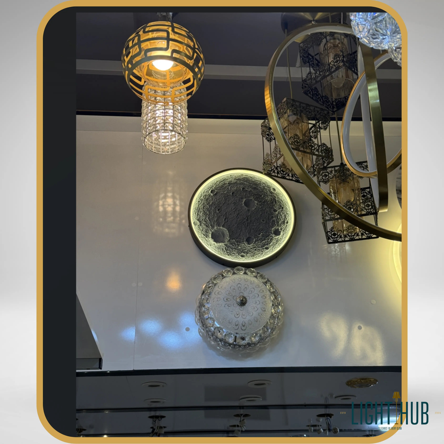 Plafonnier Applique Murale MOON LIGHT - "LIGHT HUB"
