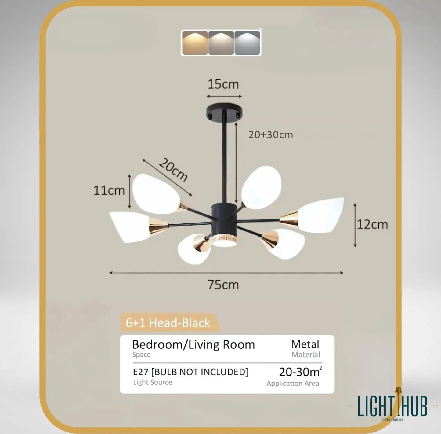 Suspension Lustre ASTRA - "LIGHT HUB"