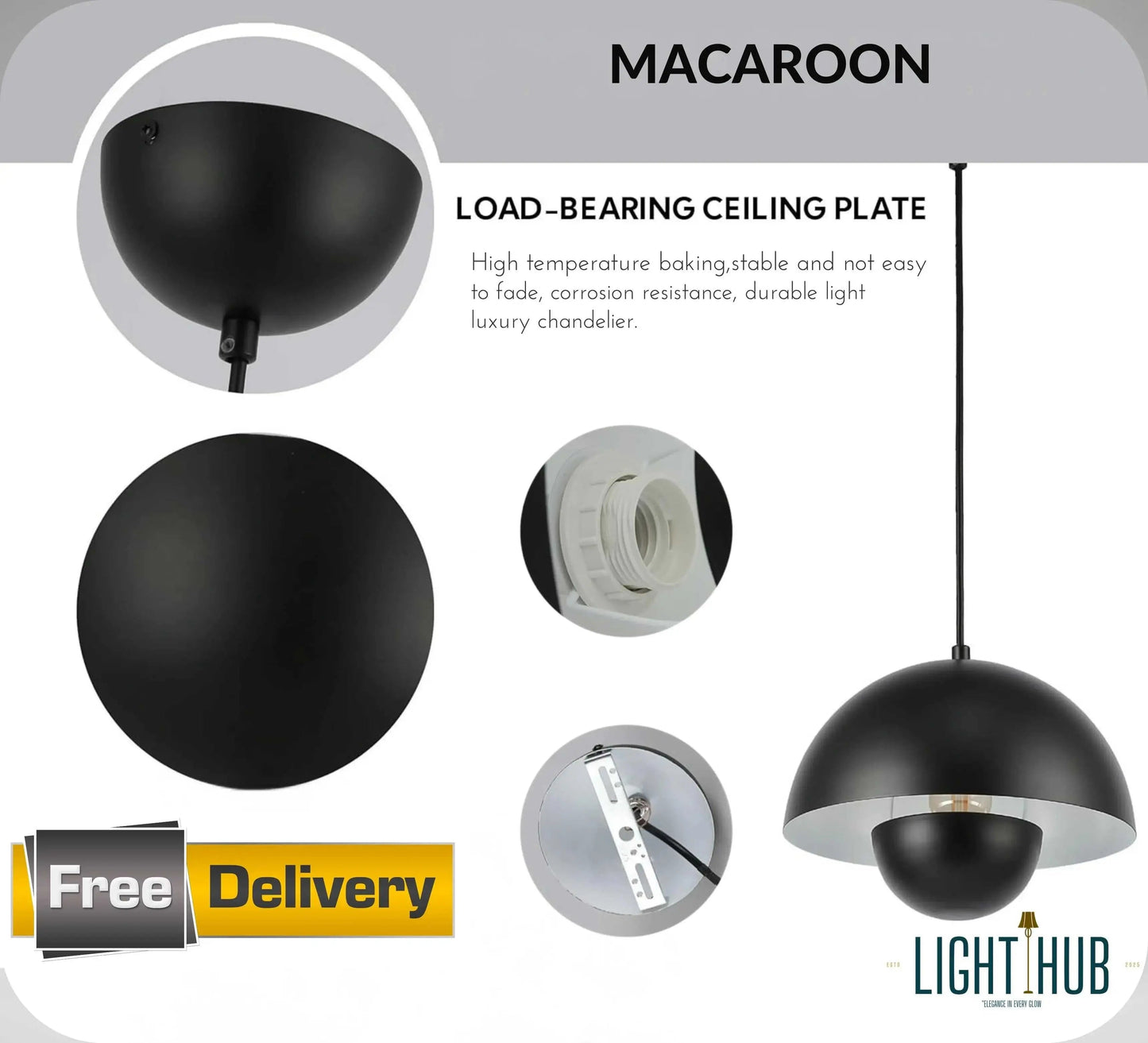 Suspension BK MACAROON - "LIGHT HUB"
