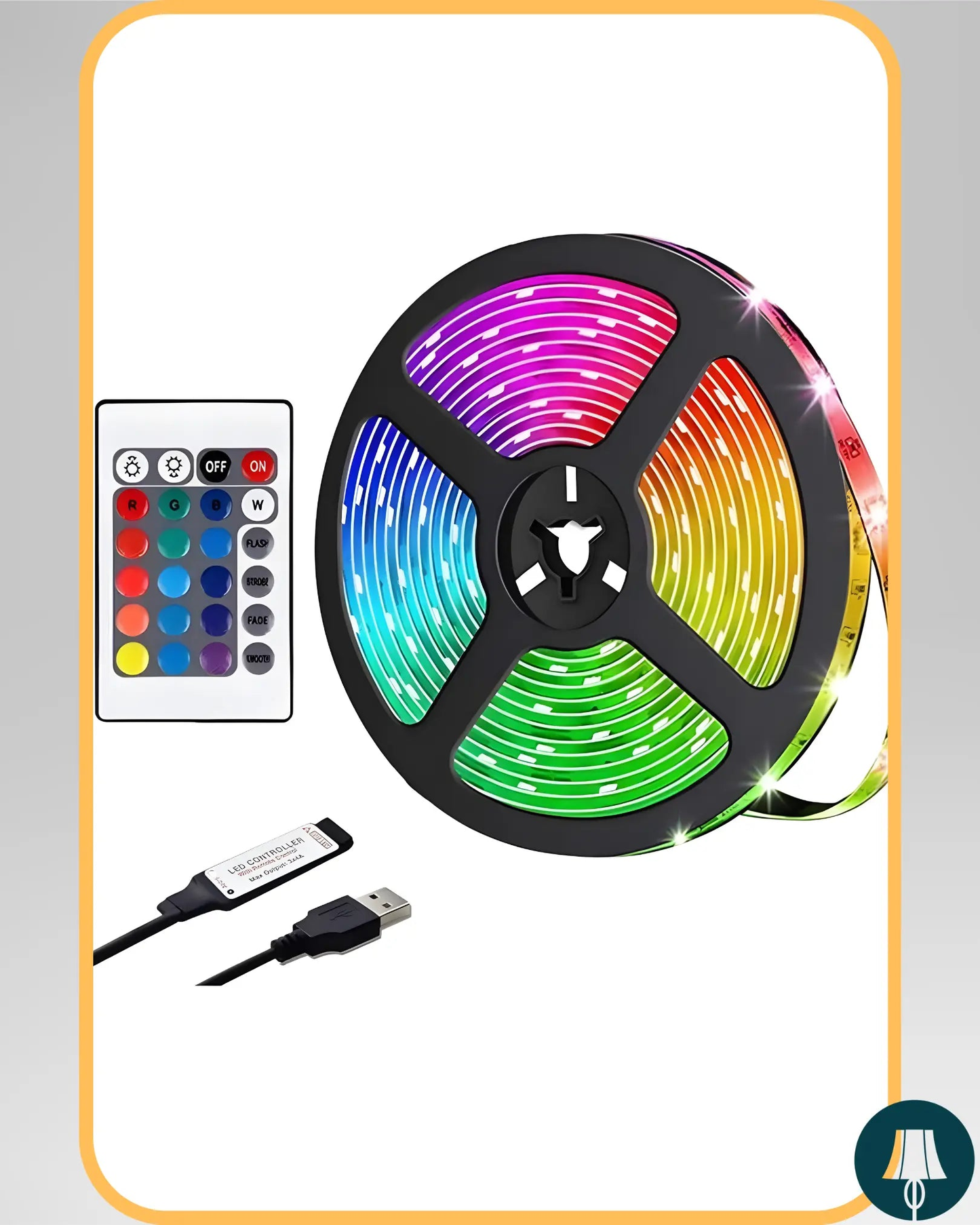 Ruban LED RGB USB – Ambiance Immersive - "LIGHT HUB"