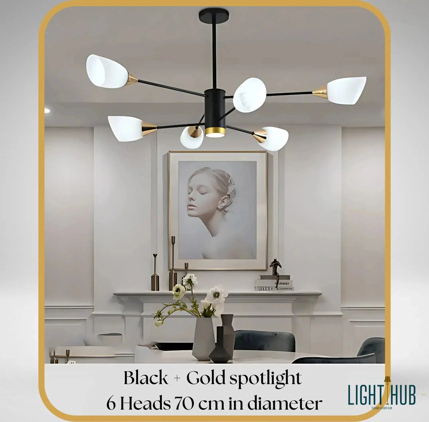 Suspension Lustre ASTRA - "LIGHT HUB"