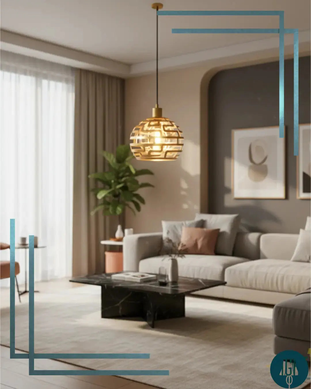 Suspension ATRIA - "LIGHT HUB"