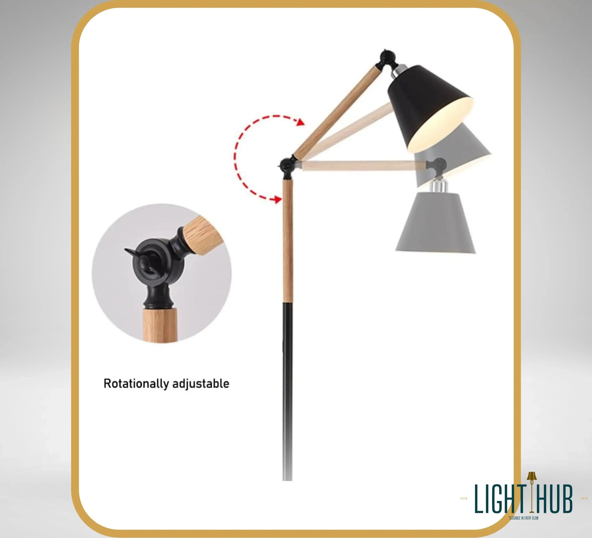 Lampadaire SIENNA - "LIGHT HUB"