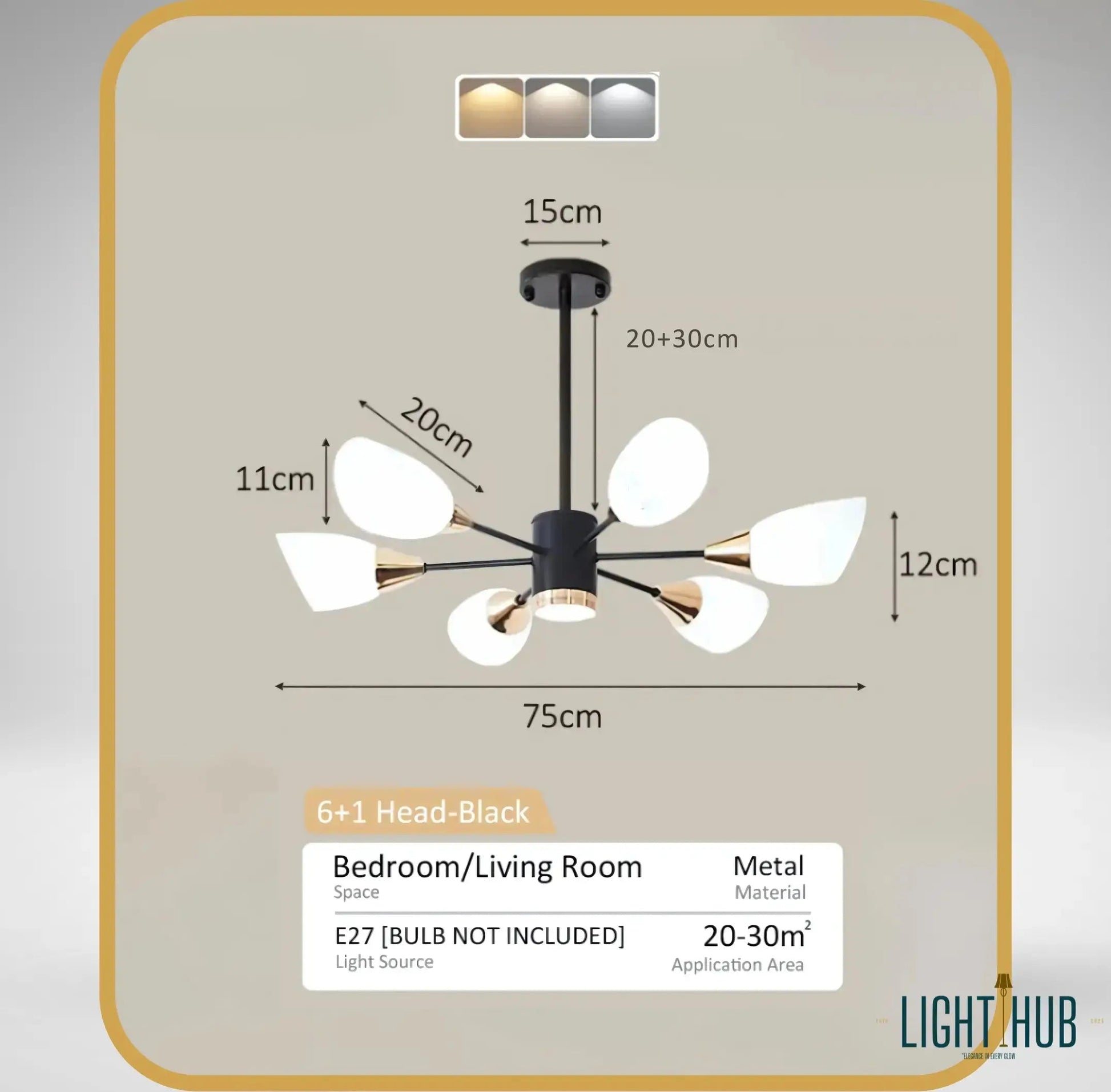 Suspension Lustre ASTRA - "LIGHT HUB"