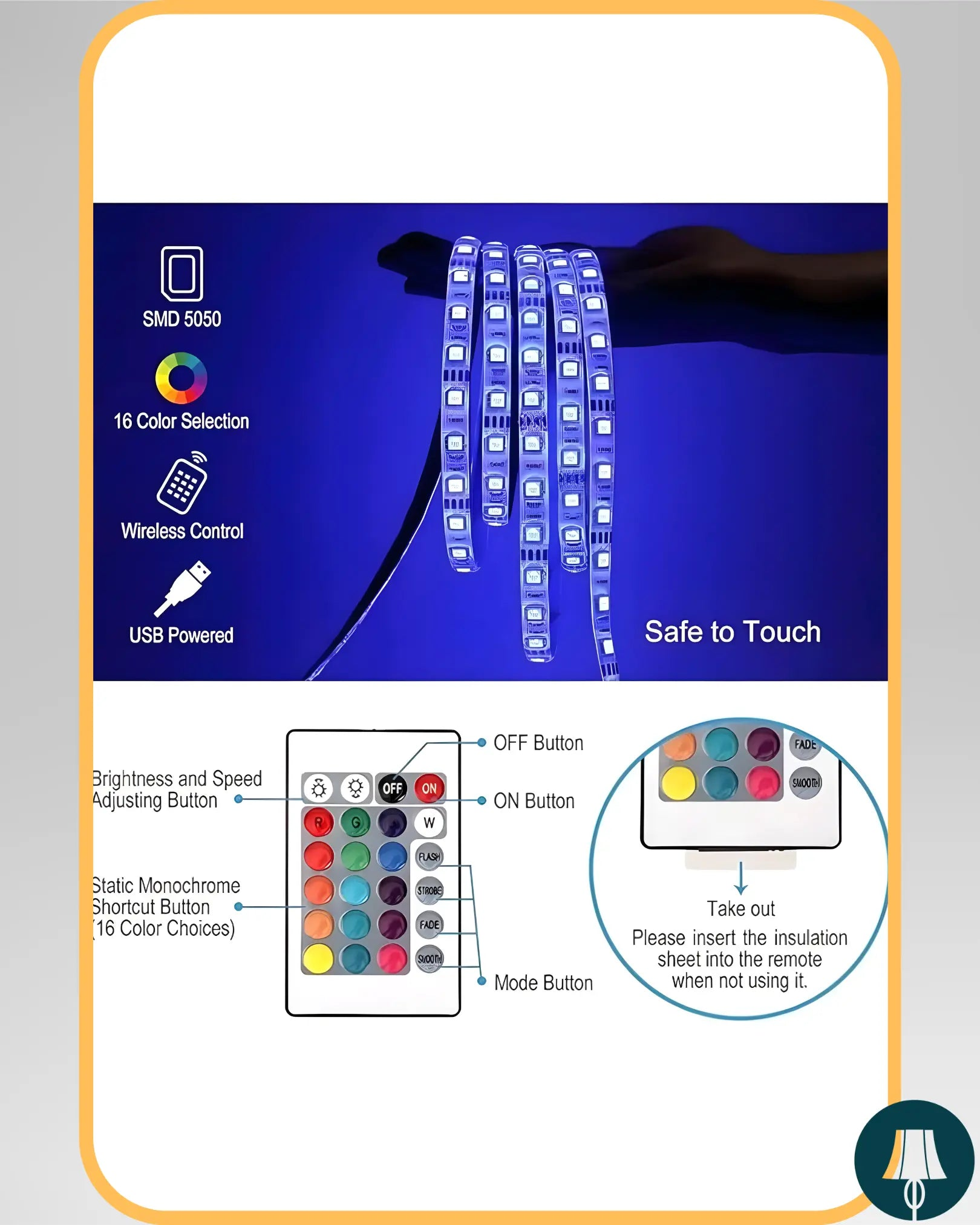 Ruban LED RGB USB – Ambiance Immersive - "LIGHT HUB"