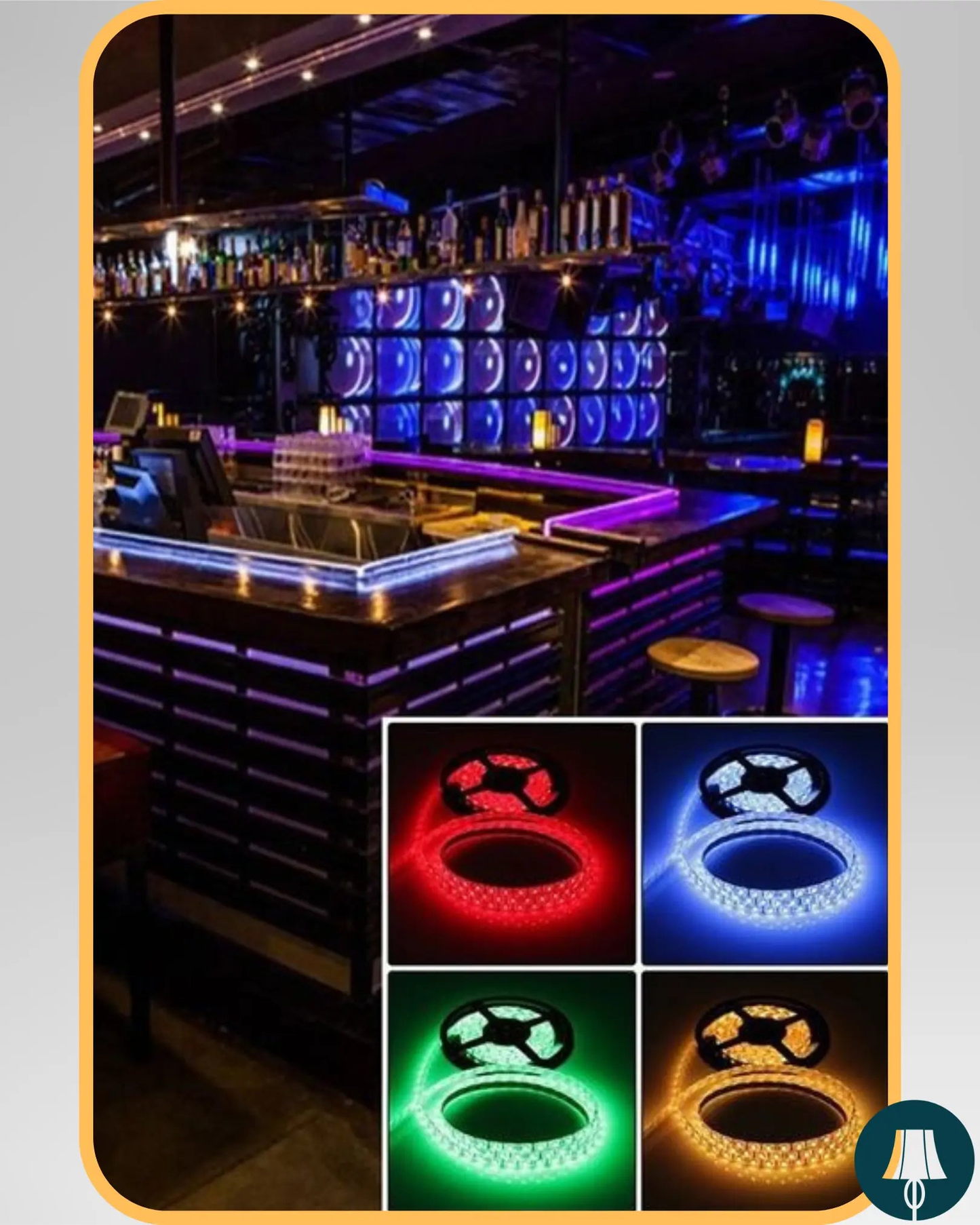 Ruban LED RGB 2835/54/5m - "LIGHT HUB"